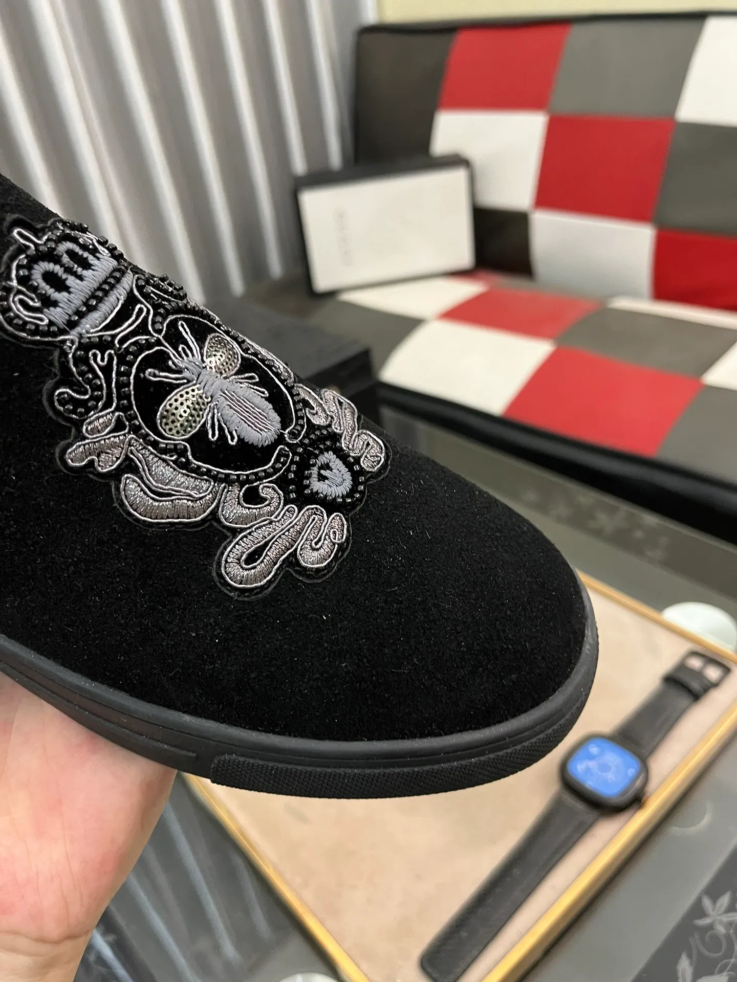 Men's Men's Shoes💰360⌚️⌚️《GUCCI》The latest hot-selling casual shoes, top brand [seduce] luxury~purchase, top~quality. Products sold at the counter [Qiang] The original fabric adopts 3D embroidery technology ➕ Comfortable sheepskin lining, available in 38-443️⃣ styles